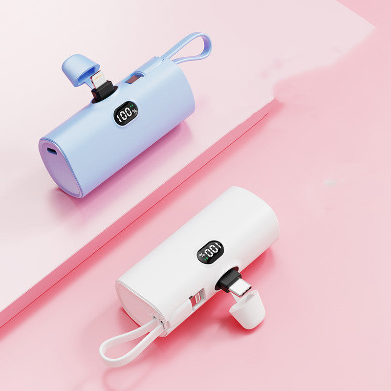 Wireless Capsule Digital Display Power Bank