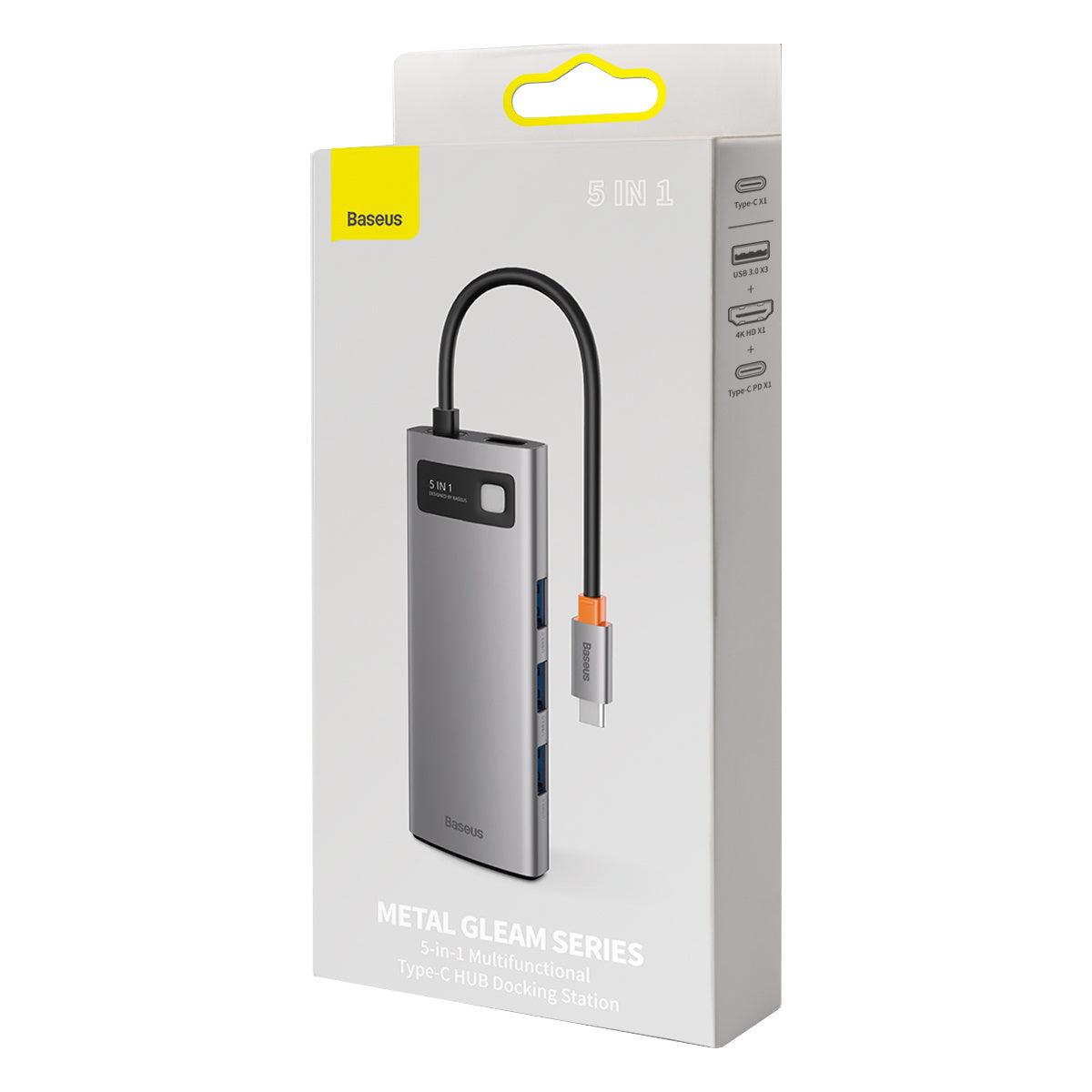 5-In-1 Multifunctional Type C HUB Docking Station